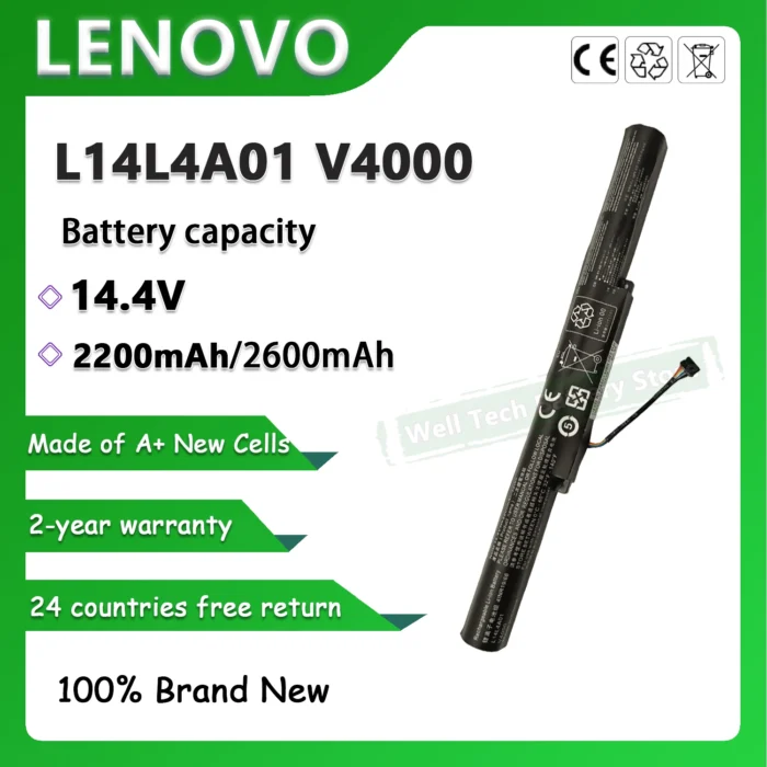 L14L4A01 V4000 Laptop Battery for LENOVO XIAOXIN V4000 Y50C IdeaPad 310 510S 510 500 500S Z51 Z51-70 Z41 Z41-70