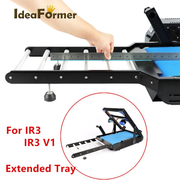 Ideaformer IR3 & IR3 V1 Extended Plate Tray 3D Printer Parts Printing Models Support Holder Bracket Up Down Adjust All Metal