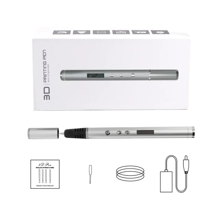 Ship from Russia 3D Pen PLA Filament 1.75mm 3D Printing Pen DIY Drawing Pens OLED Screen Birthday Educational Gift For Children - Image 3