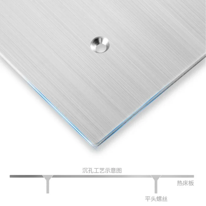 Creality 3D Ender-6 290x290X3MM Heatbed 24V MK3 Hotbed Aluminum Plate Kit Pressure Resistance For Ender-6 3D Printer parts - Image 4