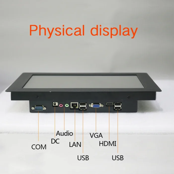 15.6" 14 Inch Embedded Mini Desktop Computer Touch Screen Celeron Core i3 4120U All In One PC With WiFi Com for WIN 10 Pro - Image 5