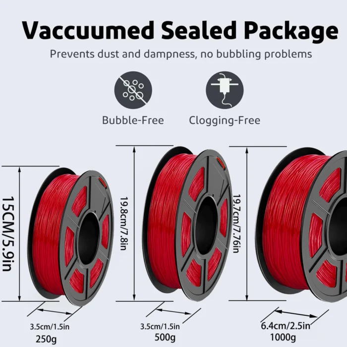 TPU Filament 1.75mm Flexible Roll, 95A Soft 3D Printer Filament, 250g/500g/1kg Spool, Fit Most FDM Printer - Image 6