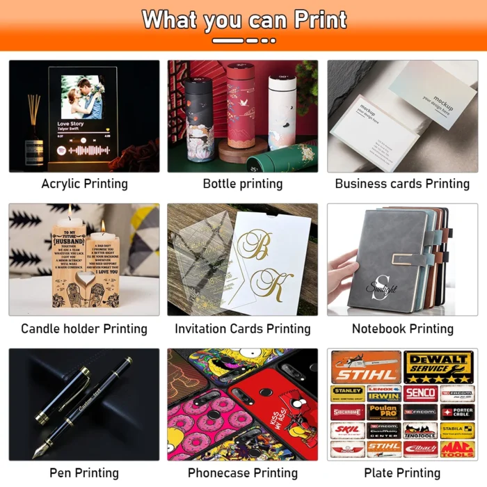 A2 UV Printer with Dual XP600 Printer Heads UV Flatbed Printer A2 UV Varnish Printer White Ink Stir A2 4060 UV Printing Machine - Image 6