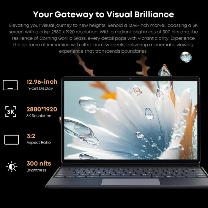 CHUWI 2025 Hi10 Max N150 12.96 Inch Touch 2 in 1 Laptop Tablet Intel 12GB DDR5 512GB SSD Windows 11 3K IPS Screen Tablets Pc - Image 4