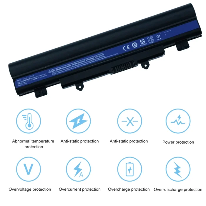 AL14A32 Laptop Battery For Acer Aspire V3-472, V3-472-57M0 V5-572, V5-572G V5-572PG E14/ E15 / E15 Touch E5-411, E5-411-P137 - Image 4