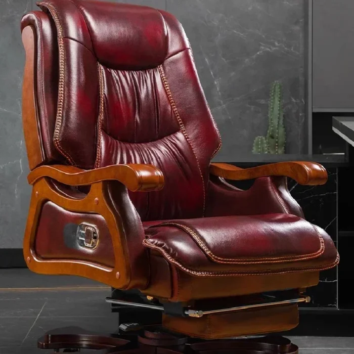Luxury Massage Office Chair Accent Comfy Designer Lounge Ergonomic Recliner Boss Chair Mobile Sillas De Oficina Home Furniture - Image 4