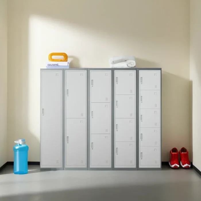 for Guangzhou Factory Hot Sale Modern Design Single 1/2/3/4/5 Door Metal Staff Employee Lockers Workers Living Room Storage - Image 4