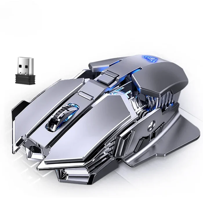 SC300 Wireless Mouse Rechargeable Silent Notebook Desktop Computer Mechanical E-sports Game Home With 4 Color Cool Lights - Image 5