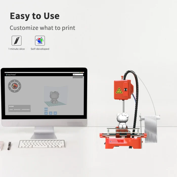 Easythreed 3D Printer K9 Easy To Use One-click Print Mainboard With Magnetic Build Platform Desktop Mini Printer K7 For Beginner - Image 5