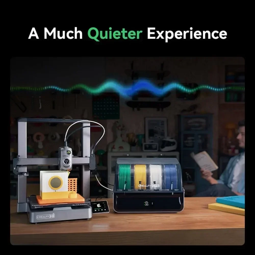 Creality 3D Printer Hi Combo Auto Bed Leveling Full Metal Extruder Fast Print Speed with 500 mm/s 12000 mm/s² max acceleration - Image 6