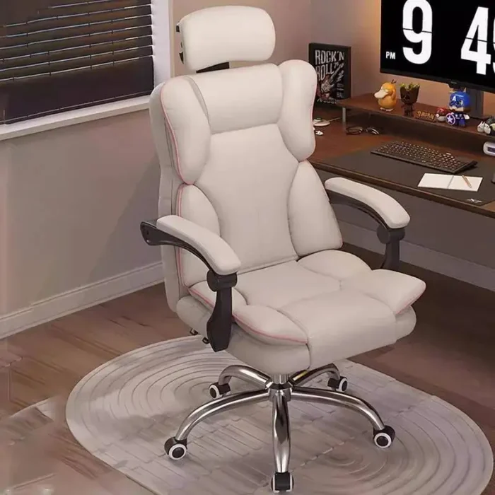 Comfortable Cushion Office Chair Footrest Support Living Room Computer Chair Recliner Swivel Chaise De Bureaux Furniture - Image 5