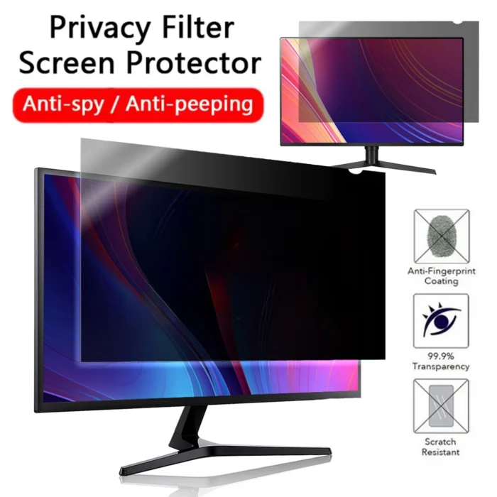 Computer Privacy Screen Protector For Laptop 24 23.8 22 21.5 20 15 inch Widescreen Monitor PC Privacy Filter Anti-spy-peep Film