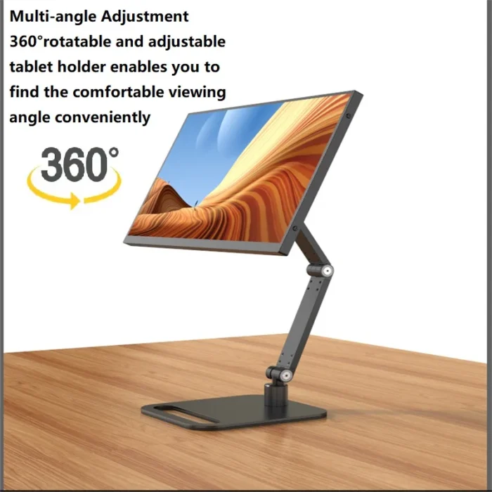 Metal Monitor Holder 100x100 75x75 VESA Mount Portable Stand Adjustable Desk Bracket for 14 to 24 inch Monitors Accessories - Image 4