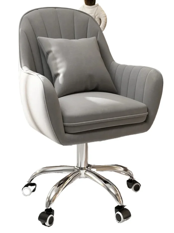 Computer Home Comfortable Sedentary Backrest Leisure Office Chair Cute Female Bedroom Student Desk Rotating Chair