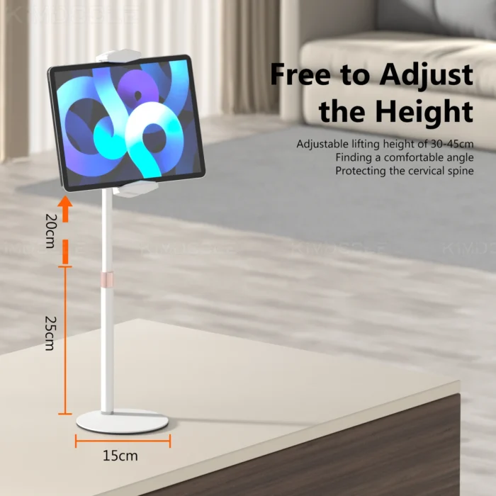Kimdoole VESA Monitor Desk Mount Single Monitor Stands Freestanding Fits 13'' to 18'' Computer Screen with Height Adjustable - Image 2