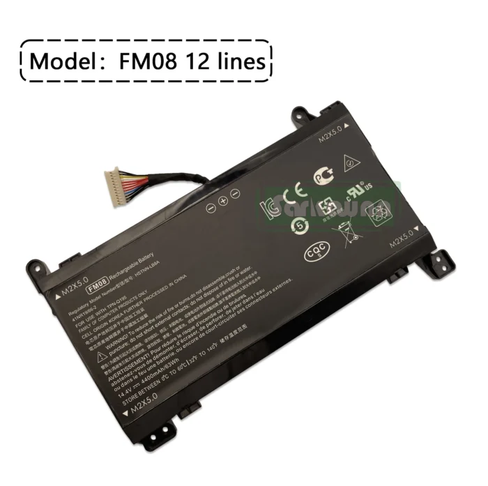 SARKAWNN FM08 12P/16P Laptop Battery For HP Omen 17-an014ng TPN-Q195 17-an013TX 17-an014TX 17-an100TX 17-an101TX. - Image 2