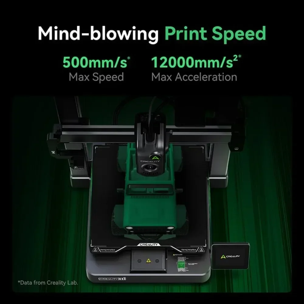 Creality 3D Printer Hi Combo Auto Bed Leveling Full Metal Extruder Fast Print Speed with 500 mm/s 12000 mm/s² max acceleration - Image 2