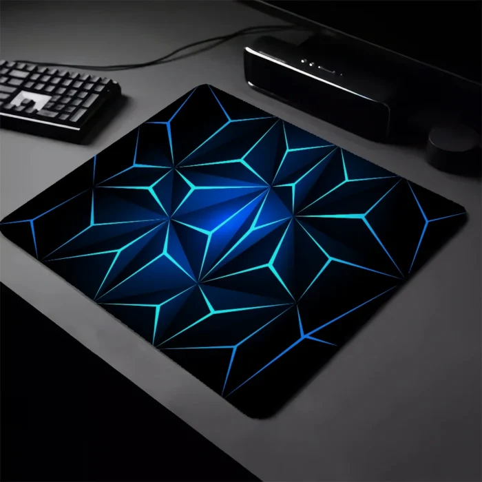 Small Wireless Mouse Mats Geometric Pad on the Table Mausepad Pc Gamer Computer Mat Gaming Laptop Deskmat Mousepad Accessories