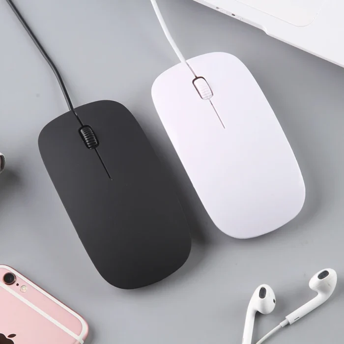 New USB Wired Computer Mouse 1000 DPI Mice Mute Button For Laptop PC Computer Gamer Wired Mouse Gaming Mouse - Image 3
