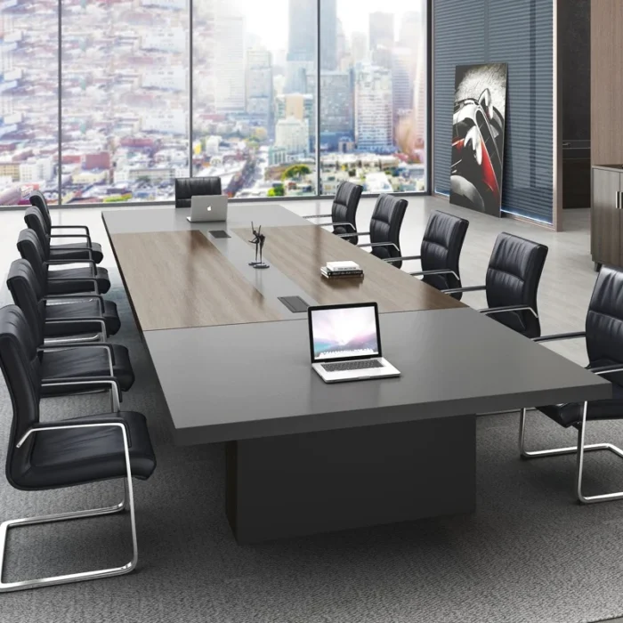 HYZ-45 Conference Room Desk Table Office Furniture Desk Set Mesa De Reuniones Meeting Table Modern Conference Tables and Chairs - Image 2