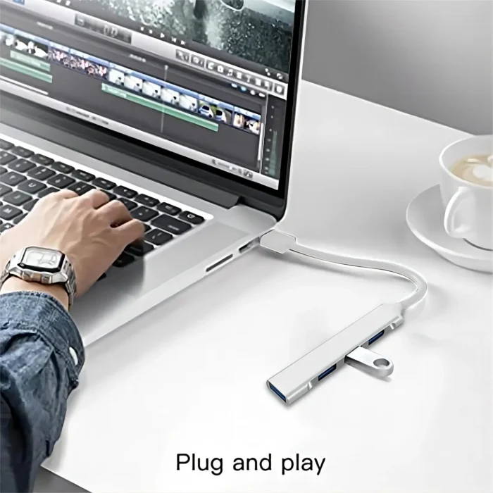 4 Ports USB HUB TYPE C Hubs USB C Docking Station USB 3.0 Splitter OTG Adapter 5G High Speed For PC Laptop Macbook Accessories - Image 3