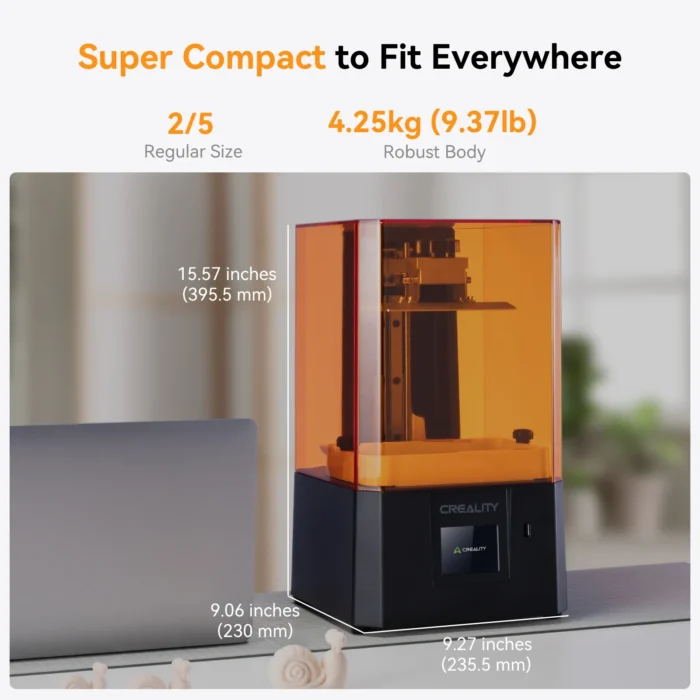 Creality HALOT R6 2K Resin 3D Printer Compact & Easy for Newbies 60mm/h Printing Speed 130*82*160mm Build Volume LCD Printer - Image 4