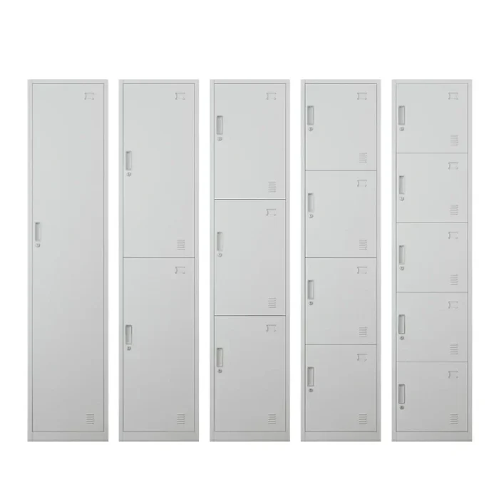 for Guangzhou Factory Hot Sale Modern Design Single 1/2/3/4/5 Door Metal Staff Employee Lockers Workers Living Room Storage
