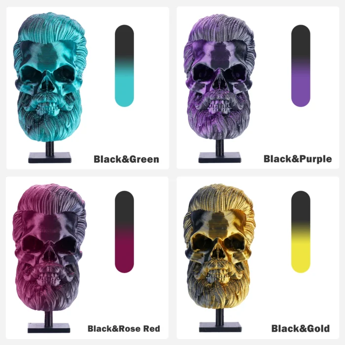 ERYONE 250G Dual-Color Matte Silk/Tri-Color Silk/ PLA Filament 1.75mm ± 0.03 For 3D Printing Fast Shipping - Image 2