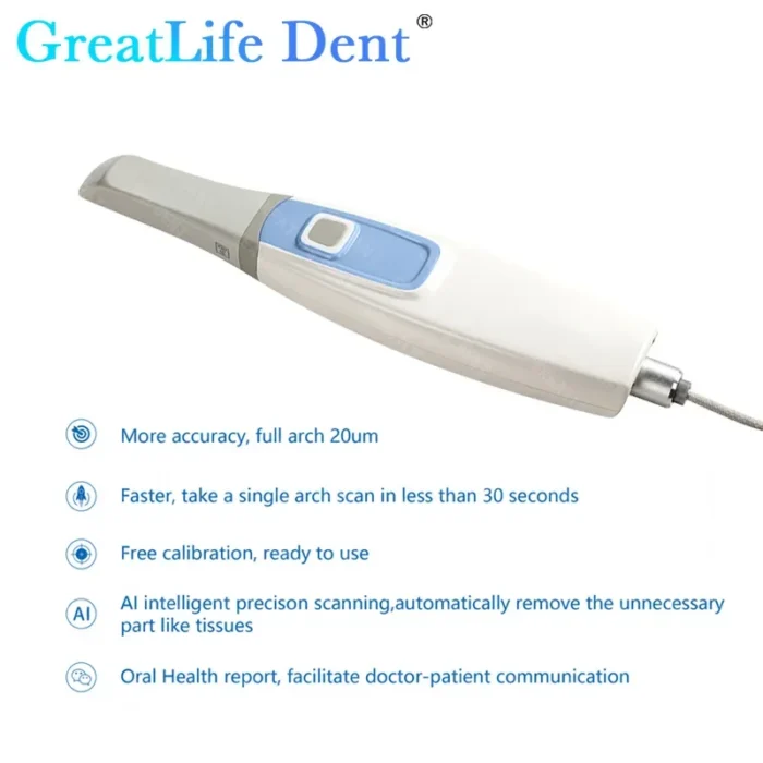 Runyes 3.0 Pro Intraoral 3D Scanner with Free Software CAD CMD Orthodontic Restoration CE ISO Approved Oral 3D Intraoral Scanner - Image 4