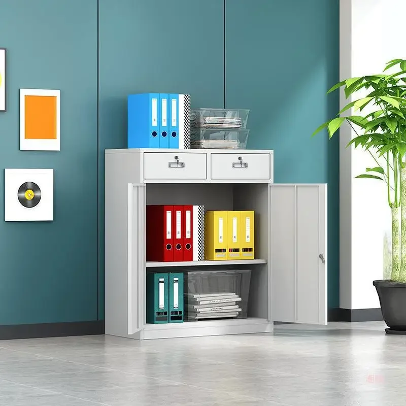 File Iron Cabinet Office Steel Locker Data Cabinet File Five Sections Certificate with Lock Manufacturer - Image 2