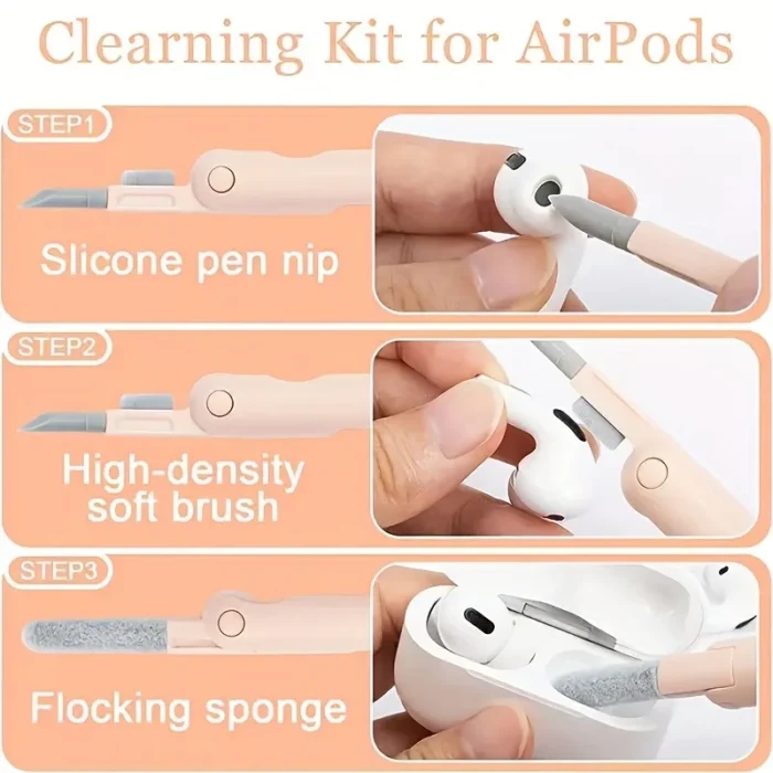 Multi-Functional Digital Camera Headset Mobile Phone Laptop Keyboard Cleaning Tool Set Cleaning Brush Clean Pen - Image 4