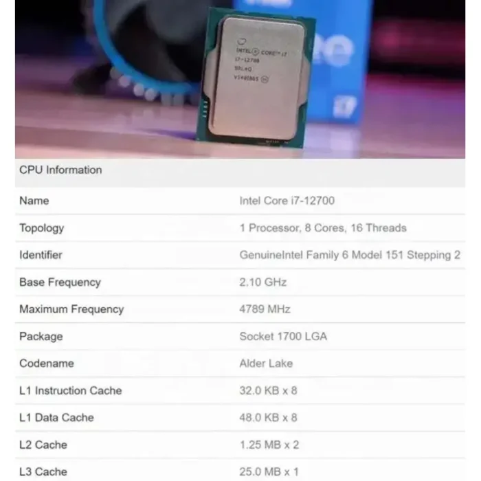 Hot sale cheap gamer desktop computer best price high quality system unit Core i7 12700 32GB RTX 3060 GPU Win 10 new gaming pc - Image 4