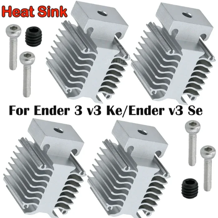 Heat Sink For Creality Ender 3 V3 Se Ceramic Heating Block Ender 3 V3 Se Accessories Ender 3 V3 KE Radiator 3d Printer Part