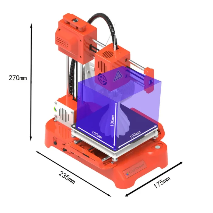 K7 3D Mini Printer Children Education Printing DIY 3d Printer Printing Model Machine One-click Printing Small Impresora 3d - Image 2