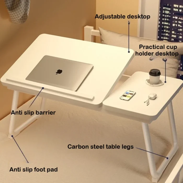 Dormitory Lazy Small Tables Board Computer Small Table Lifting Folding Bedroom Home Student Writing Table Dormitory Household