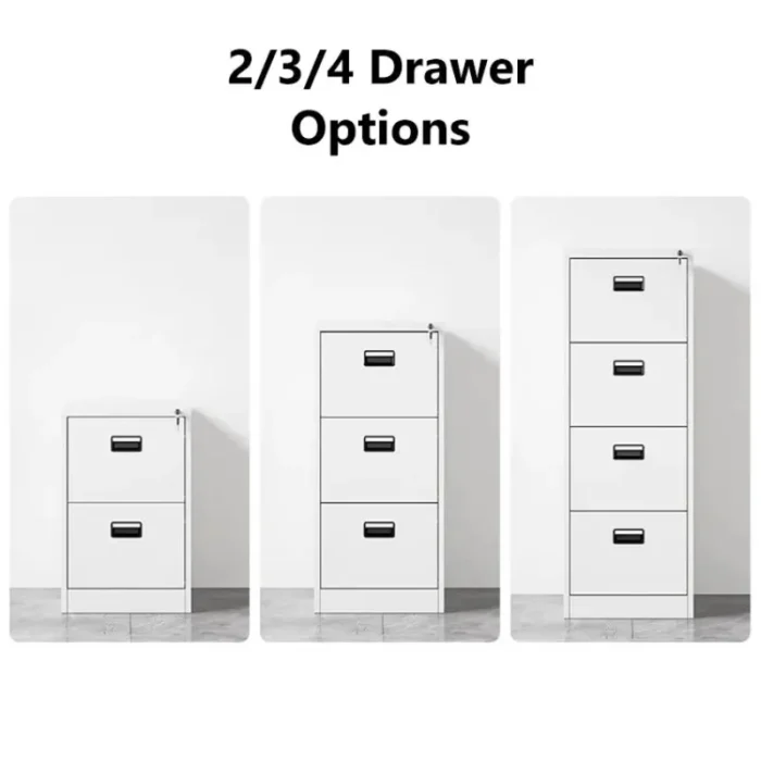 Commercial Modern Office School Furniture Storage A4 FC Files Vertical Multi Drawers Metal File Cabinets Steel Filing Cabinet