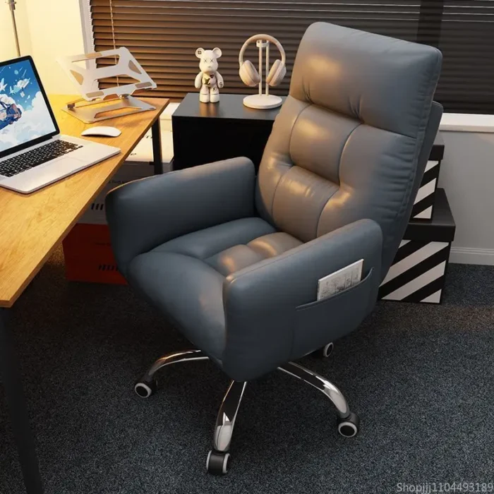 Comfy Gaming Recliner Chair - Ergonomic Backrest Office Seat for Home & Dorm, Lazy Sofa-Style PC Chair with Lumbar Support - Image 5