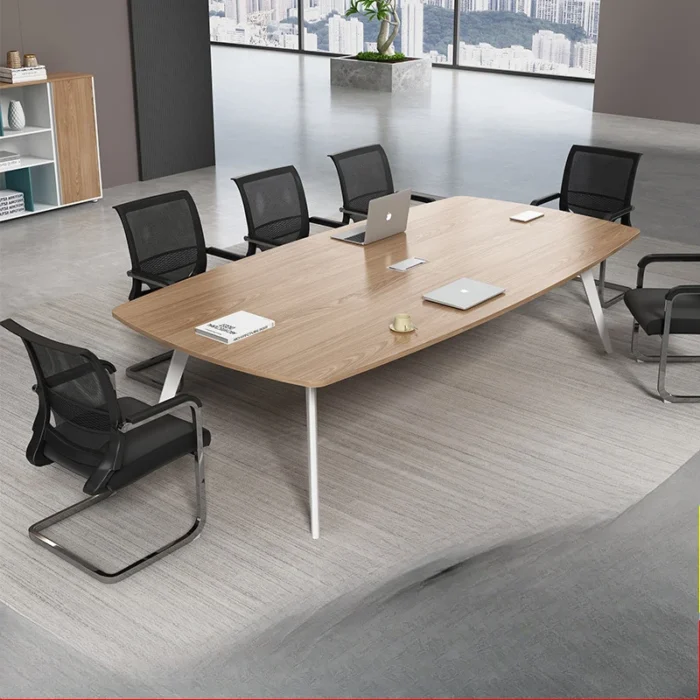 Conference Table Large Conference Room Table Negotiation Training Conference Office Furniture Table And Chair Combination - Image 6