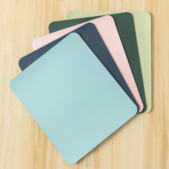 Small PU mouse pad Non-Slip Gaming Desktop Mouse Pad Waterproof Anti-Scratch Easy To Clean Mat For PC Laptop Desktop - Image 3