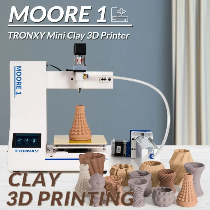 TRONXY Moore 1 clay 3d printer extrusion Liquid deposition modeling antique ceramics ceramic pottery 3d printer - Image 2