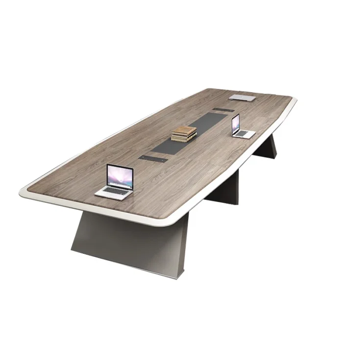 Conference Long table Simple modern and chair combination 6/8/12/20 people Large paint office Training and - Image 4
