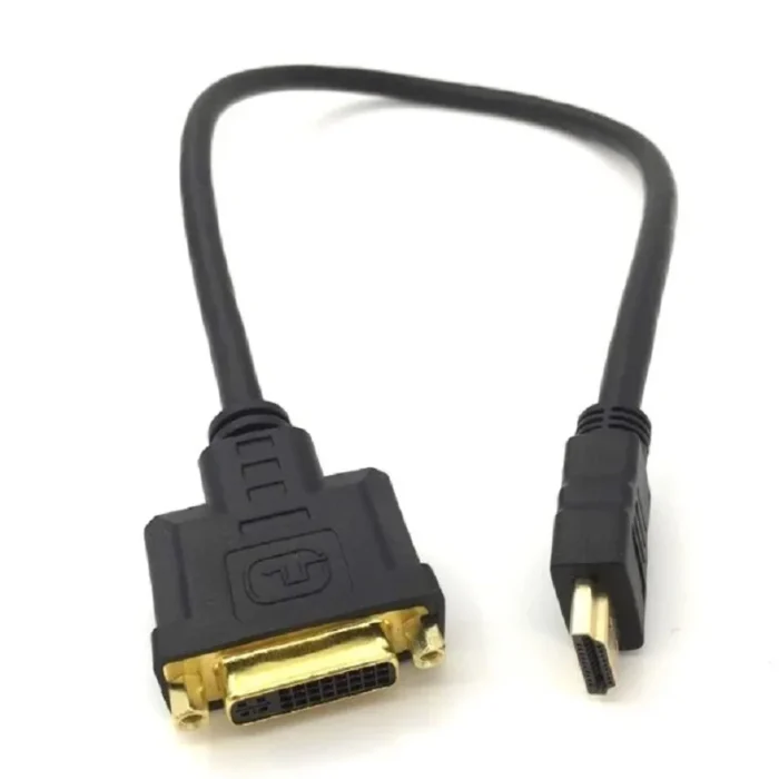 HDMI To DVI Cable M/F Male- Female Video Adapter Cord HDMI-compatible To DVI-I 24+5 Cable Video Adapter Cord For HDTV LCD DVD PC - Image 3
