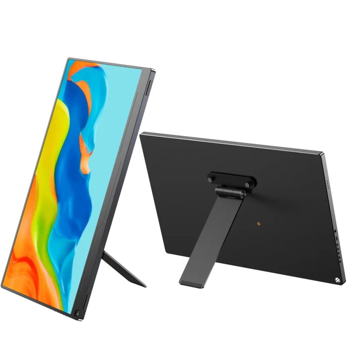 UPERFECT Portable VESA Monitor Stand with Hand Screw 7 to 17.3 inch Freestanding VESA Monitor Desk Mount With Swivel/Tilt/Rota
