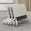 Training table and chair combination mobile desk strip table educational institution splicing conference table folding training