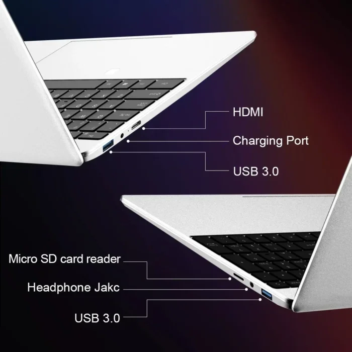 QMDZ 15.6" Laptop Computer Intel Celeron N5095 Notebook PC 16GB 32GB Ram 128GB-2TB SSD Office Study PC Windows 11 1080P Laptops - Image 3