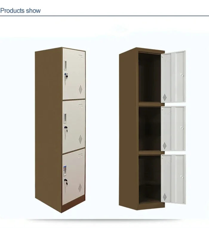 for Guangzhou Factory Hot Sale Modern Design Single 1/2/3/4/5 Door Metal Staff Employee Lockers Workers Living Room Storage - Image 3