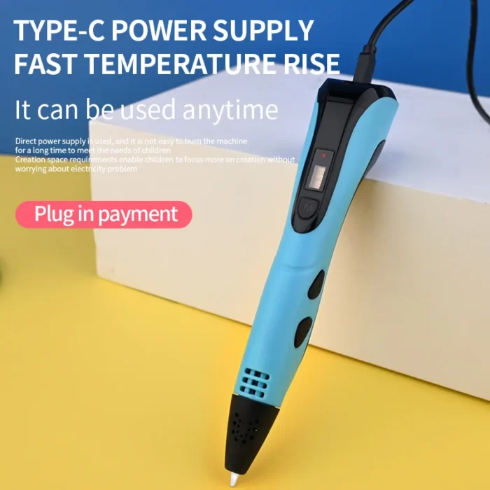 New 3D Pen 1.75Mm Pla Filament Diy Drawing 3D Printing Pens with Travel Case for Children Birthday Christmas Gifts - Image 6