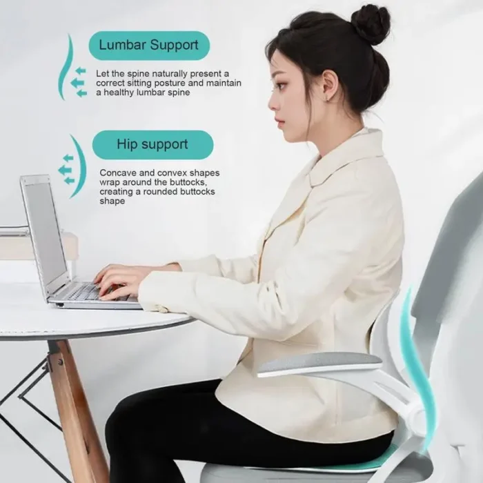 Lumbar Back Support Chair Cushion Sitting Posture Correction Relief Back Offices Chair Cushion To Prevent Hunchback Cushion - Image 4