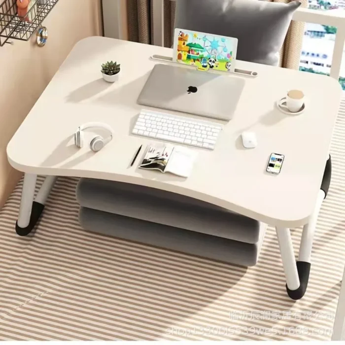 Bedroom Foldable Table Computer Desk Small Table Lazy Desk Student Study Desks Minimalist Design Home Furniture Computer Desk - Image 2