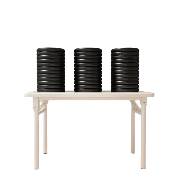 Foldable simple computer table and chair set Small bedroom Home student desk Writing table Desk rectangle - Image 5